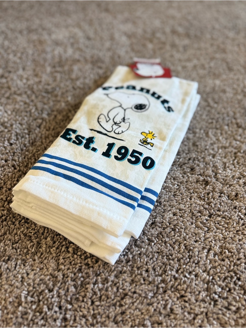 PEANUTS snoopy 2pk kitchen towels